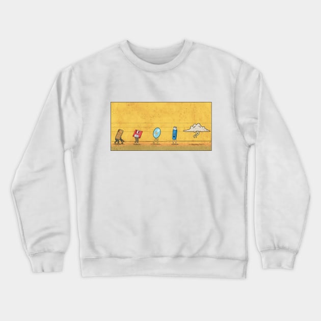 Evolution of Memory Crewneck Sweatshirt by ArtBot